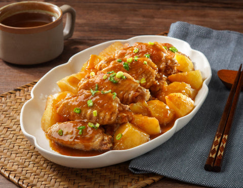 蠔油薯仔炆雞翼