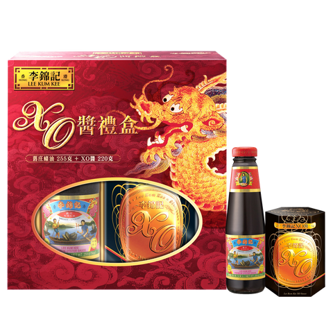 XO醬220克+舊庄特級蠔油255克禮盒 | XO Sauce 220g + Premium Oyster Sauce 255g Gift Box