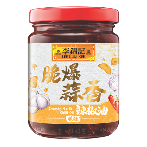 脆爆蒜香辣椒油 198克 | Crunchy Garlic Chili Crisp 198g